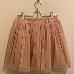 Pink tulle skirt